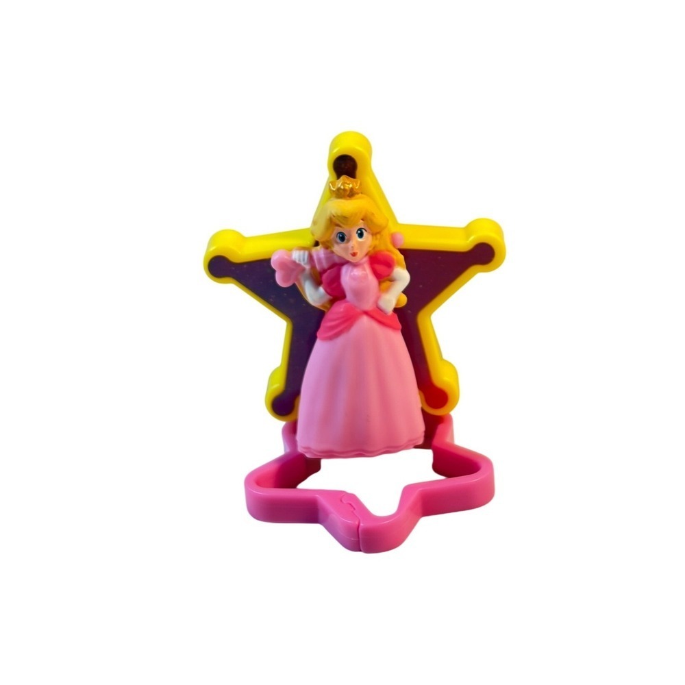 McDonalds Super Mario Galaxy Happy Meal Toys Princess Bundle of 2 - #4, and #7 - Picture 3 of 3
